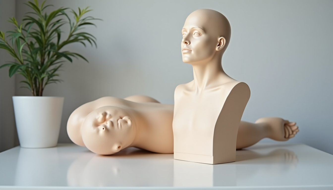 Schéma corporel complet en vue de face et de dos utilisé par un kinésithérapeute pour cartographier la douleur