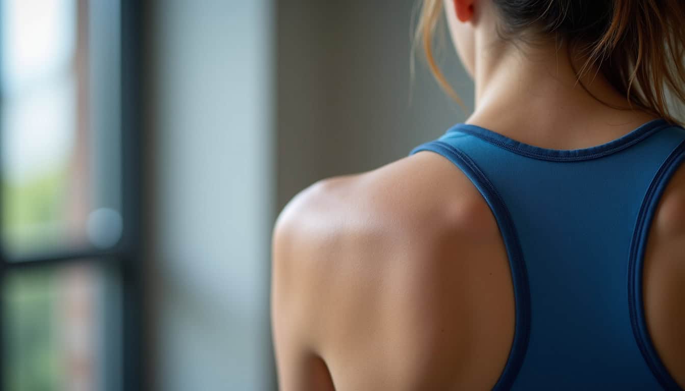 Kinésithérapeute en train d