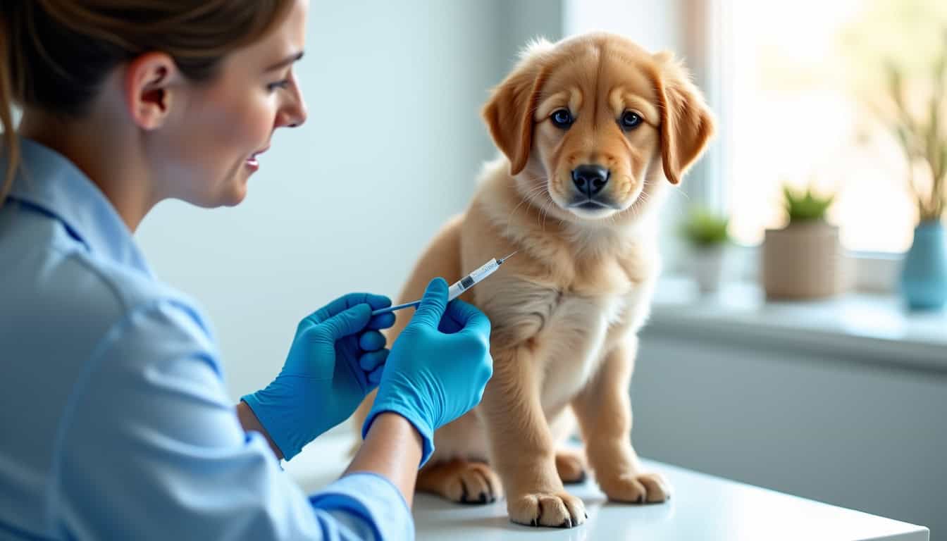 Vétérinaire en train d