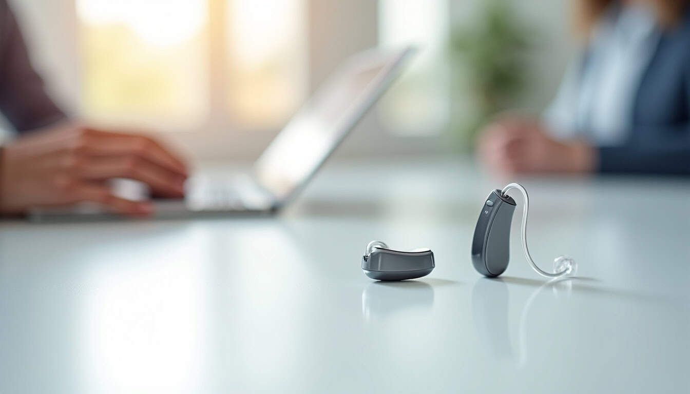Écouteurs auditifs pour malentendants, solution d'assistance auditive efficace.