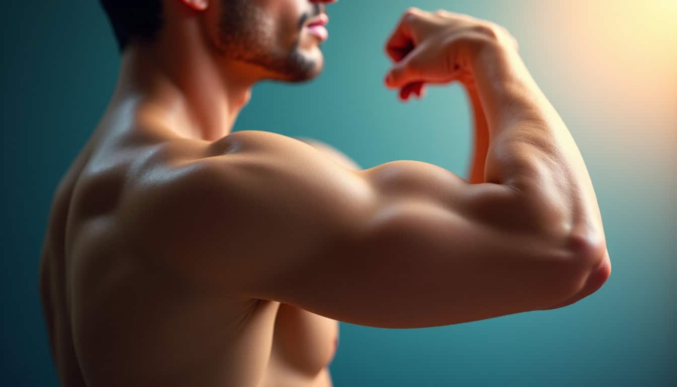 Représentation visuelle de la masse musculaire et de son impact sur le métabolisme de base