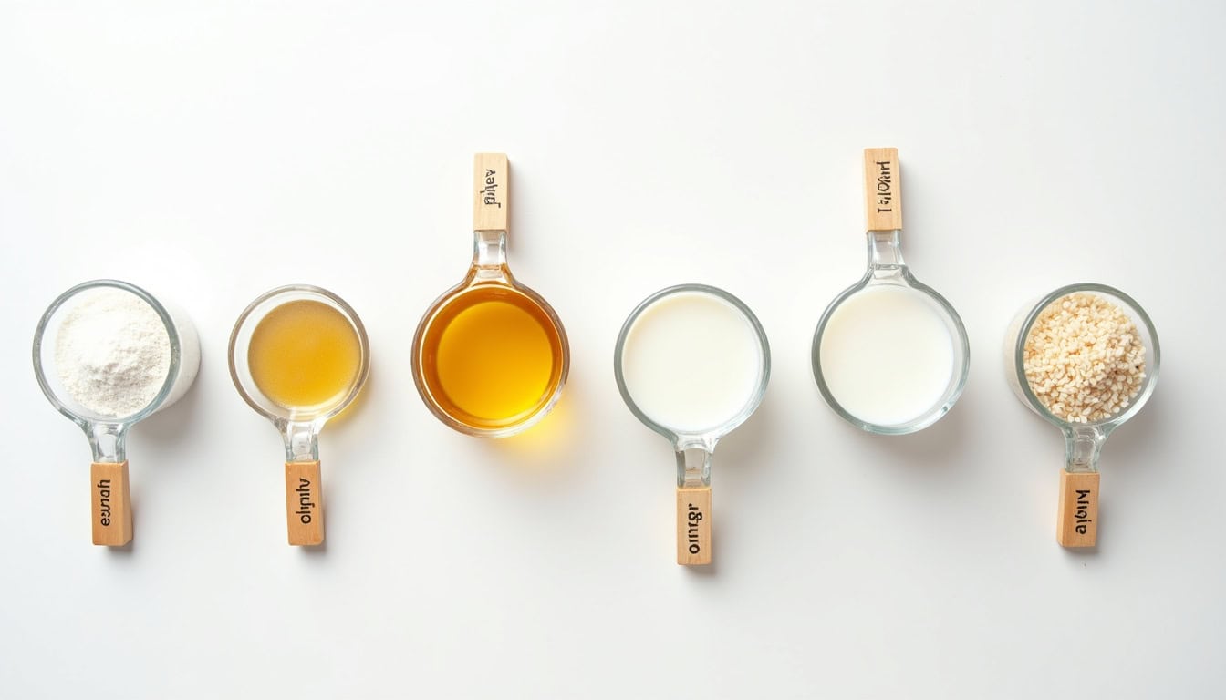 Échantillons de liquides et poudres pour analyses en laboratoire, tests chimiques.