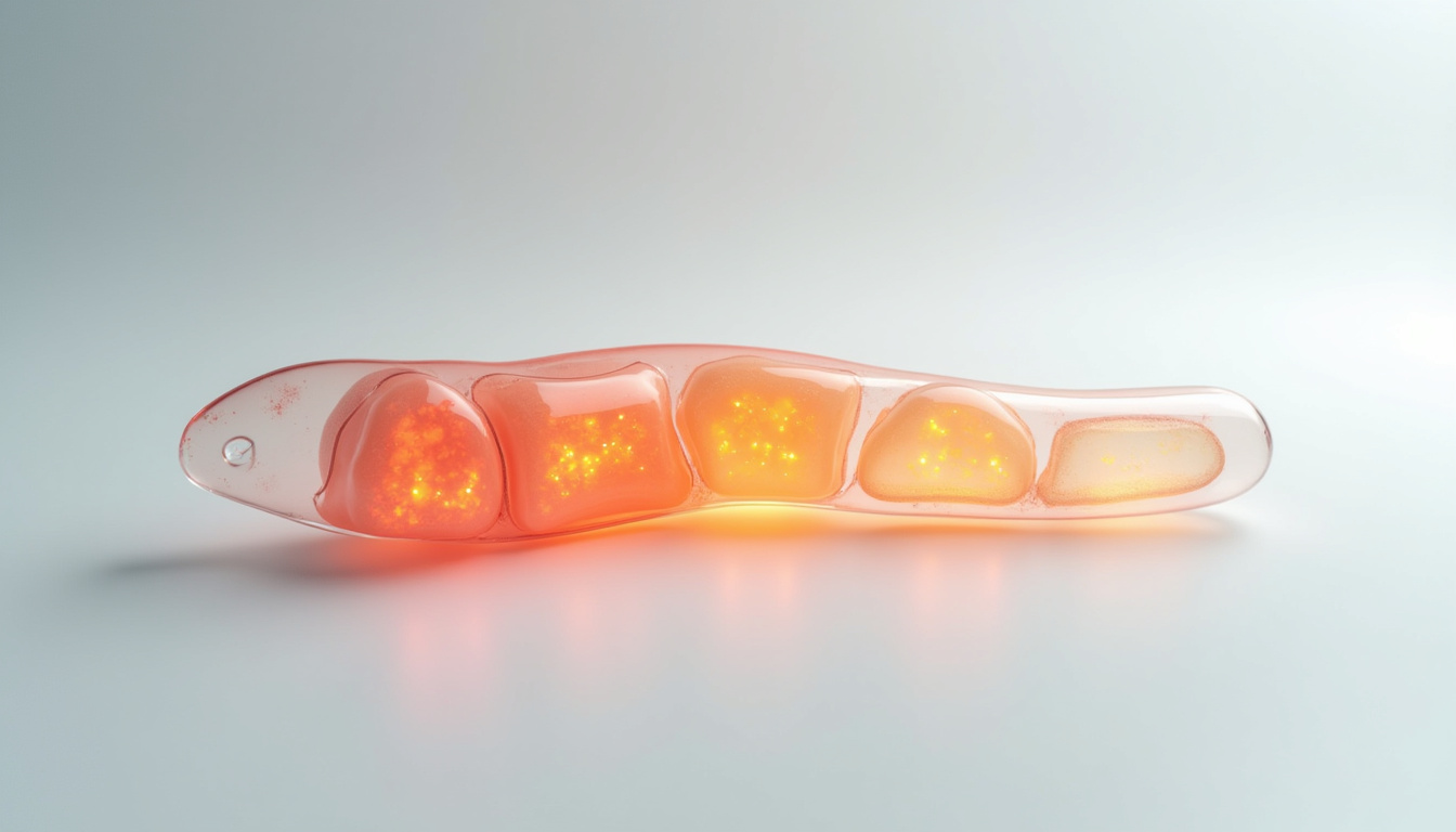 Panne de véhicule épave en plastique transparent avec lumières orange.